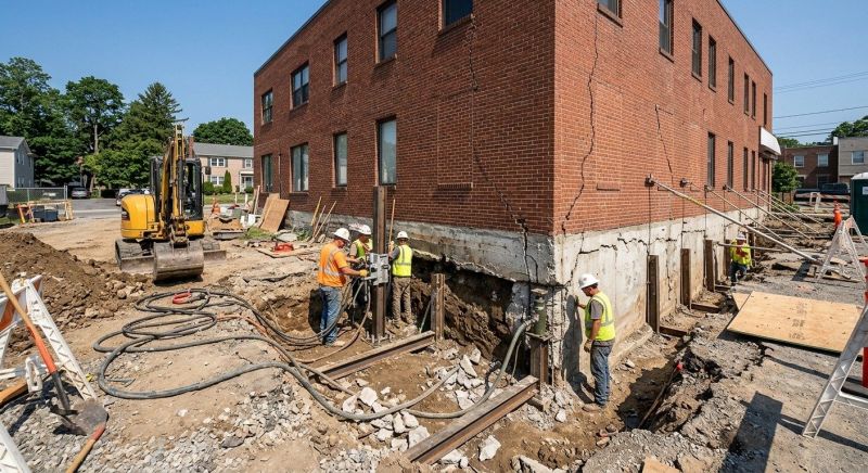 Building Foundation Repair in Pompano Beach, FL