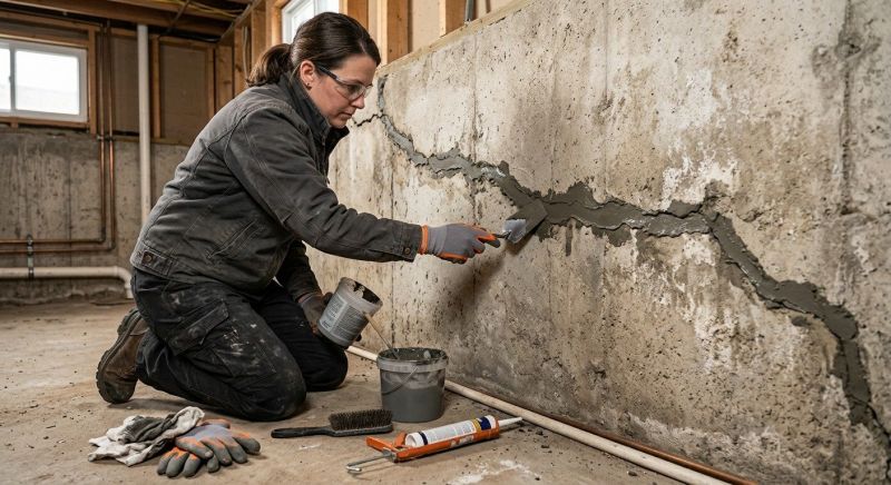 Cracked Basement Floor Repair in Boca Raton, FL