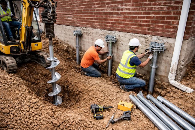 Helical Piers Installation in Boca Raton, FL
