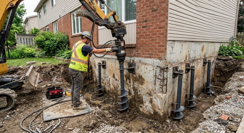 Helical Piers Installation in Boca Raton, FL