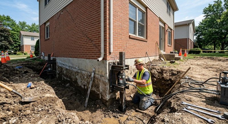 Sinking Foundation Repair in Broward County, FL