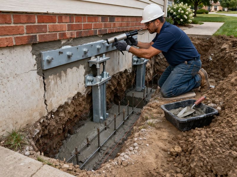 Sinking Foundation Repair in Deerfield Beach, FL